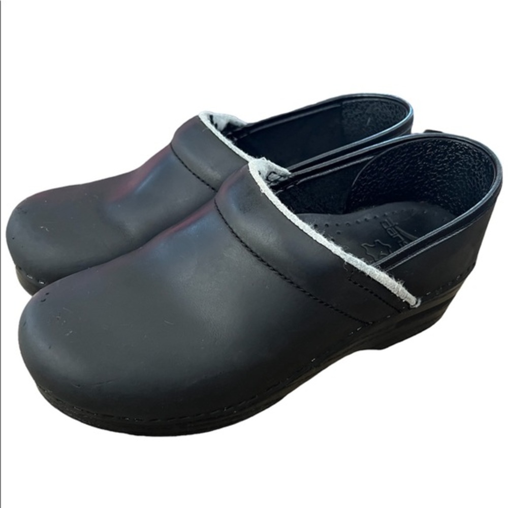 Dansko Professional Black‎ Oiled Clog Size EU 38 or US 7.5-8